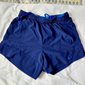 Nike Dri-Fit Blue Athletic Running Shorts Women's Size Small
